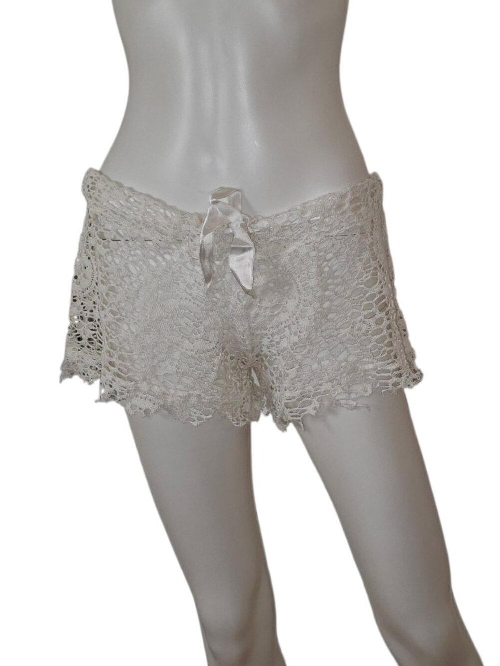 Nightcap by Carisa Rene Crochet Swim Cover Up Shorts